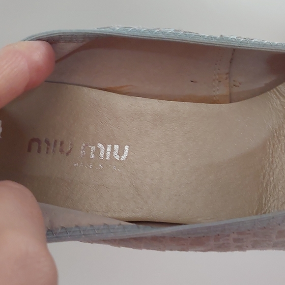 Miu Miu made in Italy ballet flats Size 37 - Picture 4 of 4